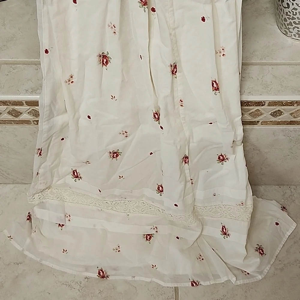 🌹 ABERCROMBIE Floral Cotton Maxi Dress 🌹